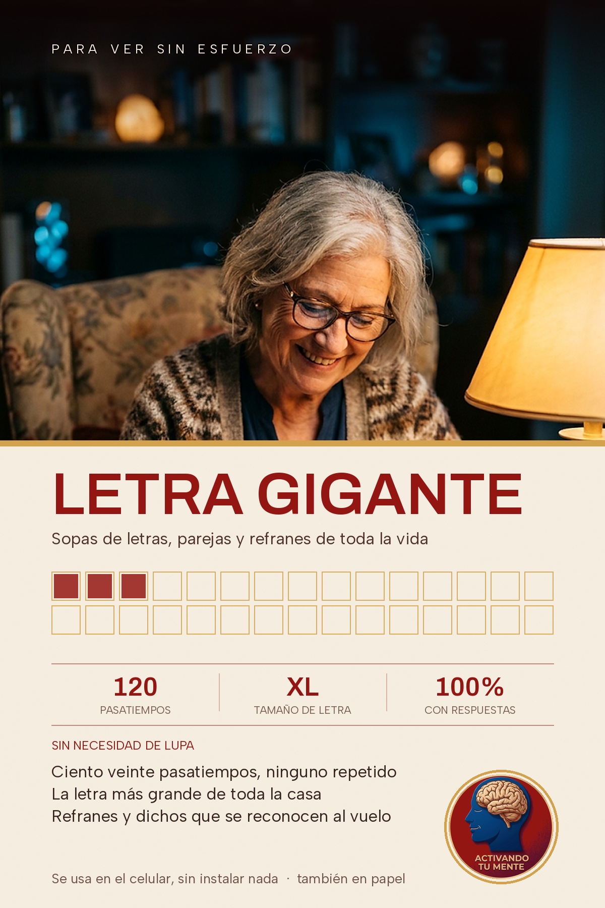 Portada de Letra Gigante · Pasatiempos